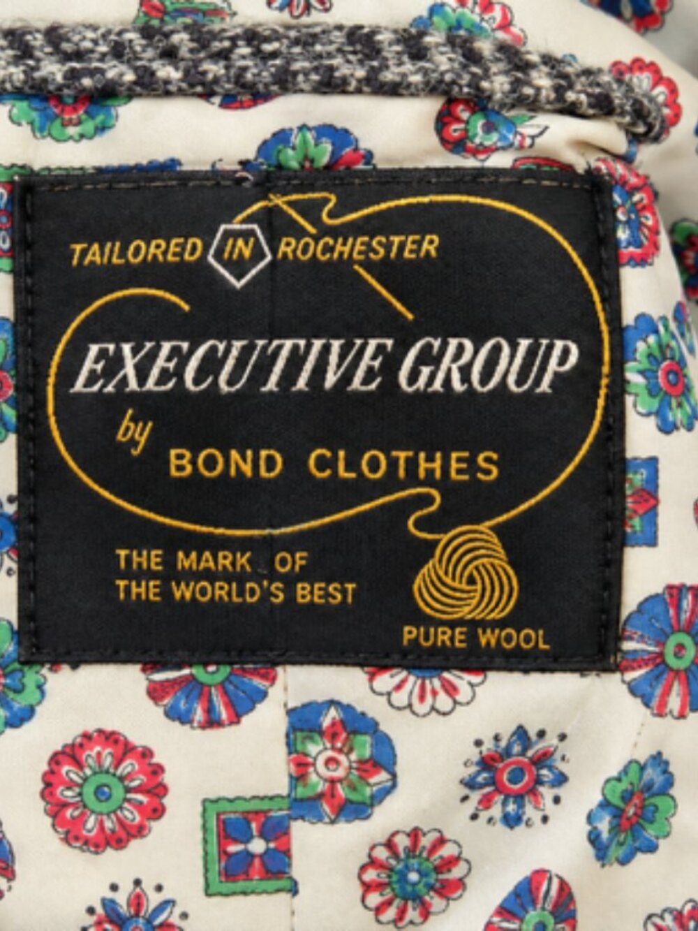 Vintage Harris Tweed Executive Group by Bond Clothes Wool Blazer Unisex - Picture 9 of 9